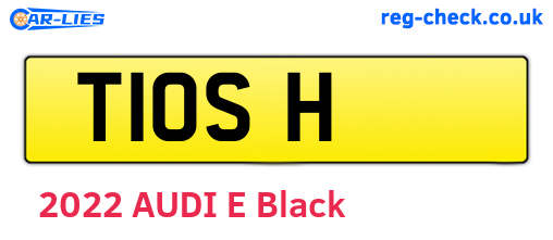 T1OSH are the vehicle registration plates.