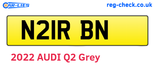 N21RBN are the vehicle registration plates.