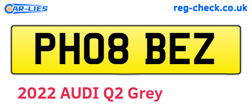 PH08BEZ are the vehicle registration plates.