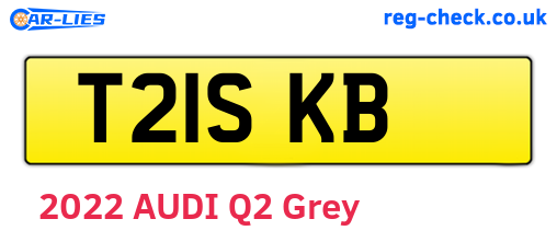 T21SKB are the vehicle registration plates.