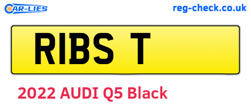 R1BST are the vehicle registration plates.