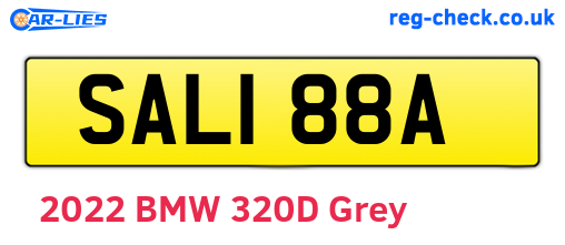 SAL188A are the vehicle registration plates.
