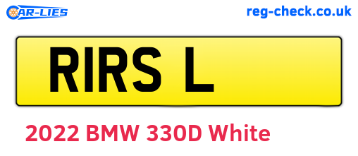 R1RSL are the vehicle registration plates.