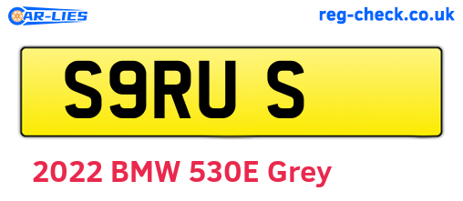 S9RUS are the vehicle registration plates.
