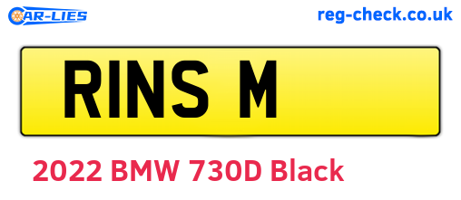 R1NSM are the vehicle registration plates.