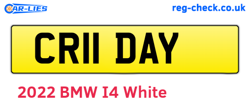 CR11DAY are the vehicle registration plates.