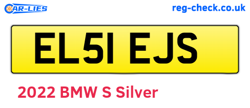EL51EJS are the vehicle registration plates.