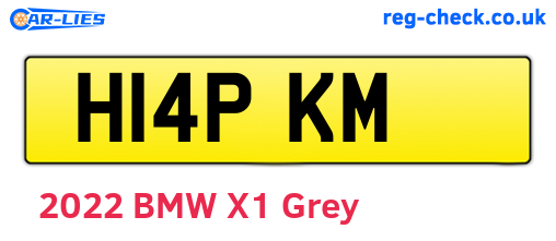 H14PKM are the vehicle registration plates.