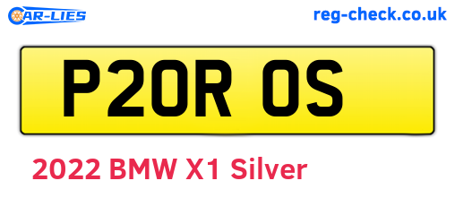P20ROS are the vehicle registration plates.