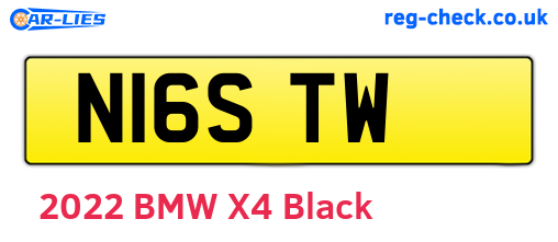 N16STW are the vehicle registration plates.