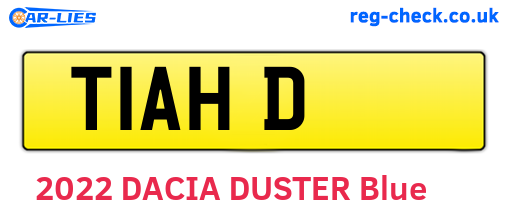 T1AHD are the vehicle registration plates.