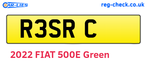 R3SRC are the vehicle registration plates.