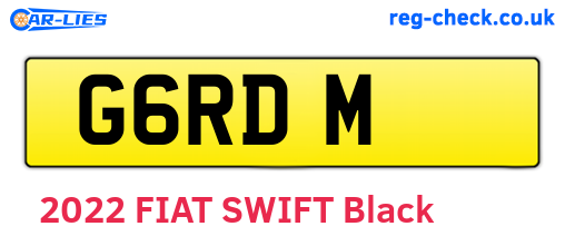 G6RDM are the vehicle registration plates.