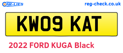 KW09KAT are the vehicle registration plates.