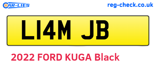 L14MJB are the vehicle registration plates.