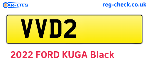 VVD2 are the vehicle registration plates.