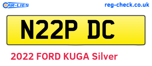 N22PDC are the vehicle registration plates.