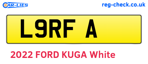 L9RFA are the vehicle registration plates.