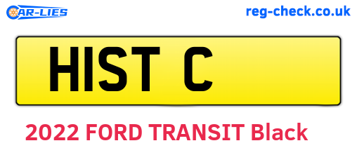 H1STC are the vehicle registration plates.