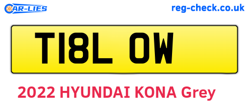 T18LOW are the vehicle registration plates.