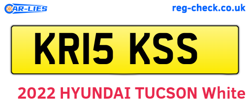 KR15KSS are the vehicle registration plates.