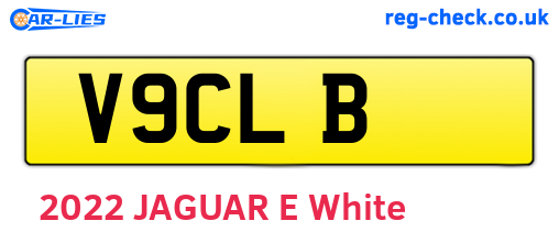 V9CLB are the vehicle registration plates.