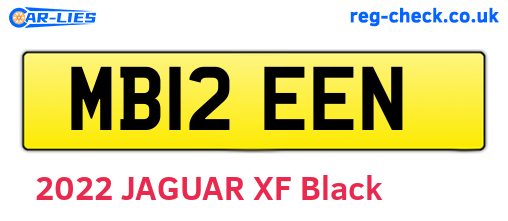MB12EEN are the vehicle registration plates.