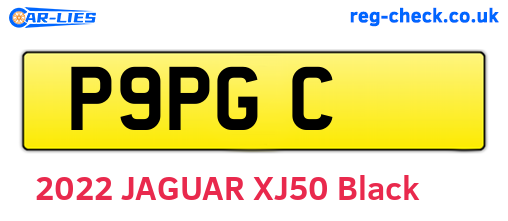 P9PGC are the vehicle registration plates.