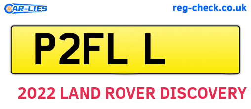 P2FLL are the vehicle registration plates.