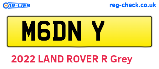 M6DNY are the vehicle registration plates.