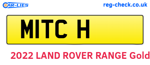 M1TCH are the vehicle registration plates.