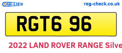 RGT696 are the vehicle registration plates.