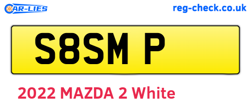 S8SMP are the vehicle registration plates.