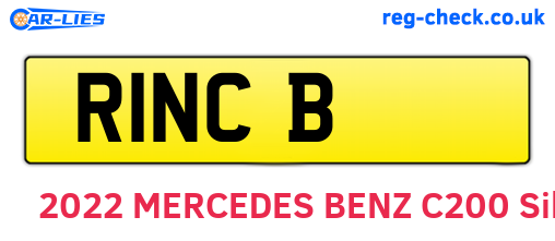 R1NCB are the vehicle registration plates.