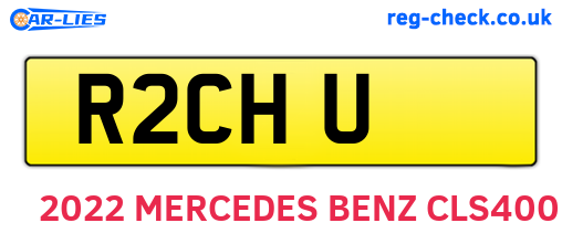 R2CHU are the vehicle registration plates.