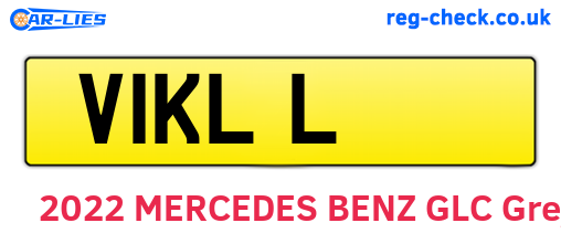 V1KLL are the vehicle registration plates.