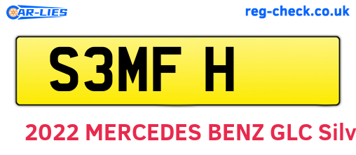 S3MFH are the vehicle registration plates.