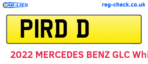 P1RDD are the vehicle registration plates.