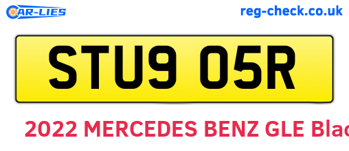 STU905R are the vehicle registration plates.