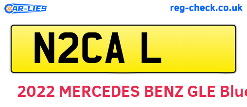 N2CAL are the vehicle registration plates.