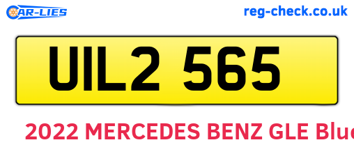 UIL2565 are the vehicle registration plates.