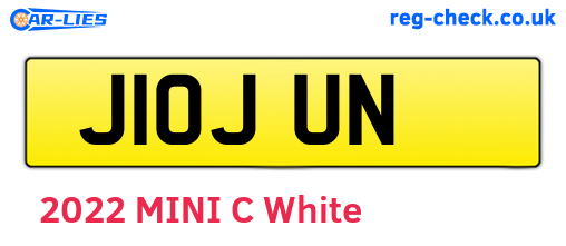 J10JUN are the vehicle registration plates.