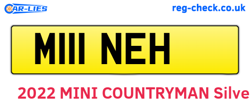 M111NEH are the vehicle registration plates.