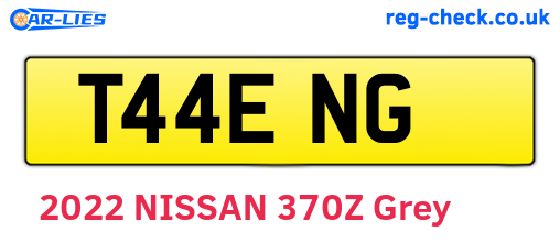 T44ENG are the vehicle registration plates.