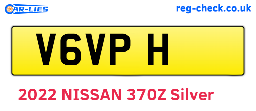 V6VPH are the vehicle registration plates.