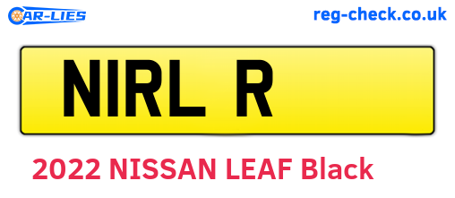 N1RLR are the vehicle registration plates.