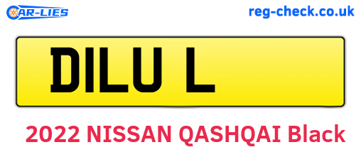 D1LUL are the vehicle registration plates.