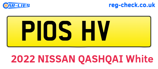 P10SHV are the vehicle registration plates.