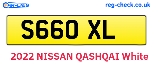 S66OXL are the vehicle registration plates.