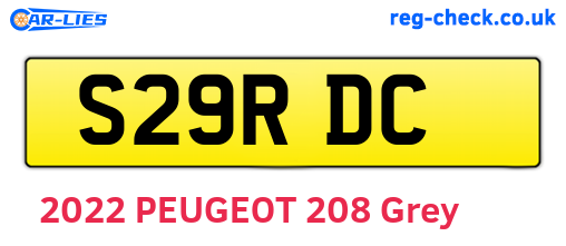 S29RDC are the vehicle registration plates.